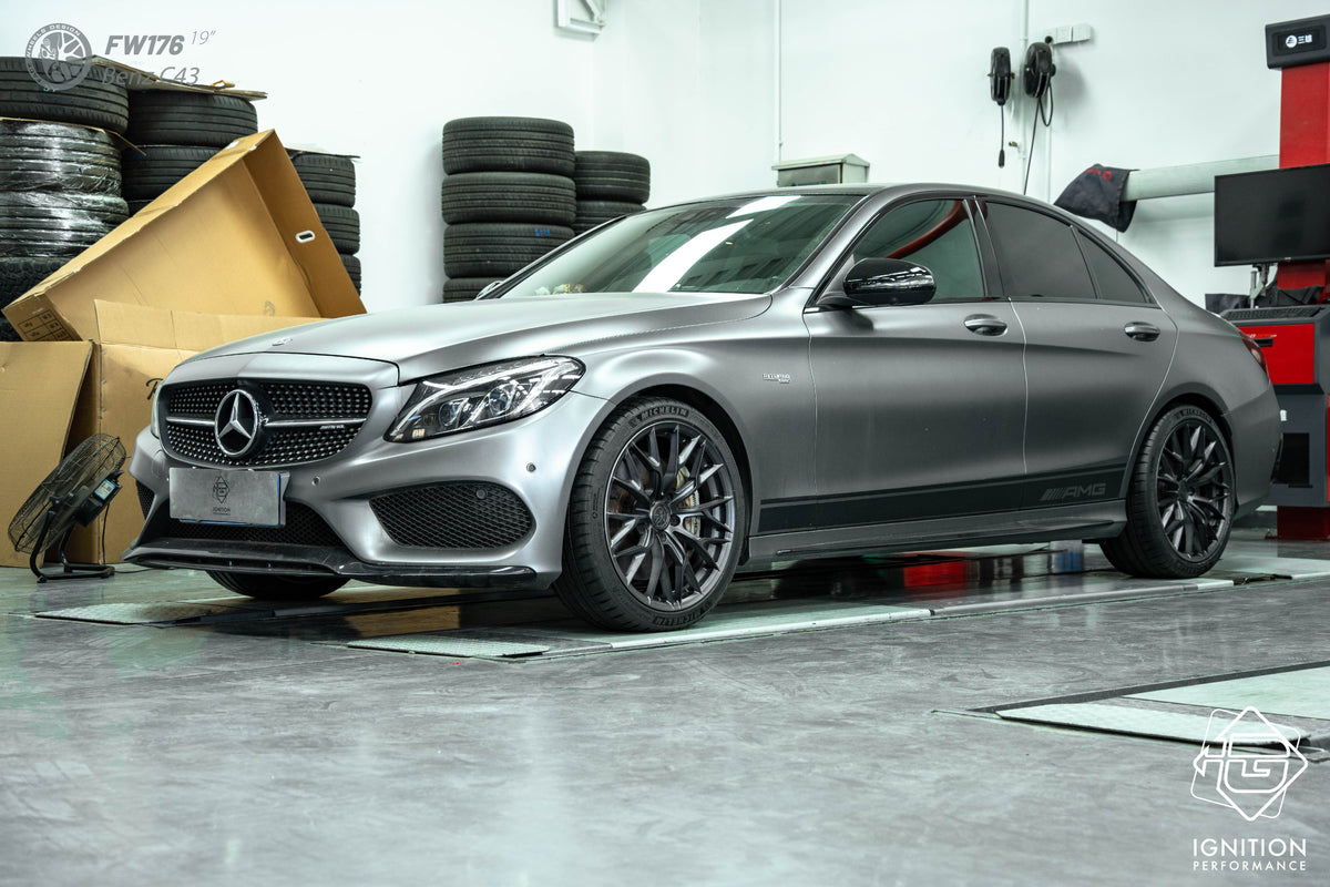 FACEWHEELS W176 × MERCEDES BENZ C43 AMG W205
