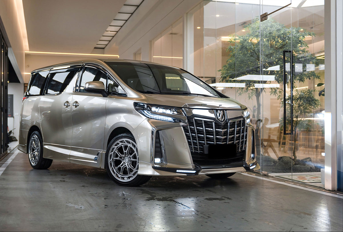 FACEWHEELS FW1041 × TOYOTA ALPHARD 30 SERIES