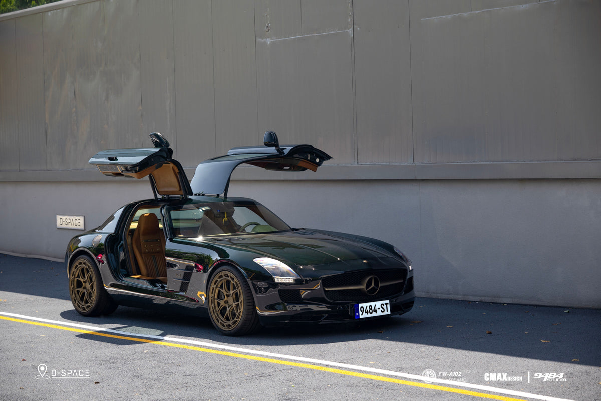 FACEWHEELS FW-A102 × Mercedes-Benz SLS AMG | Forged to Elevate an Icon