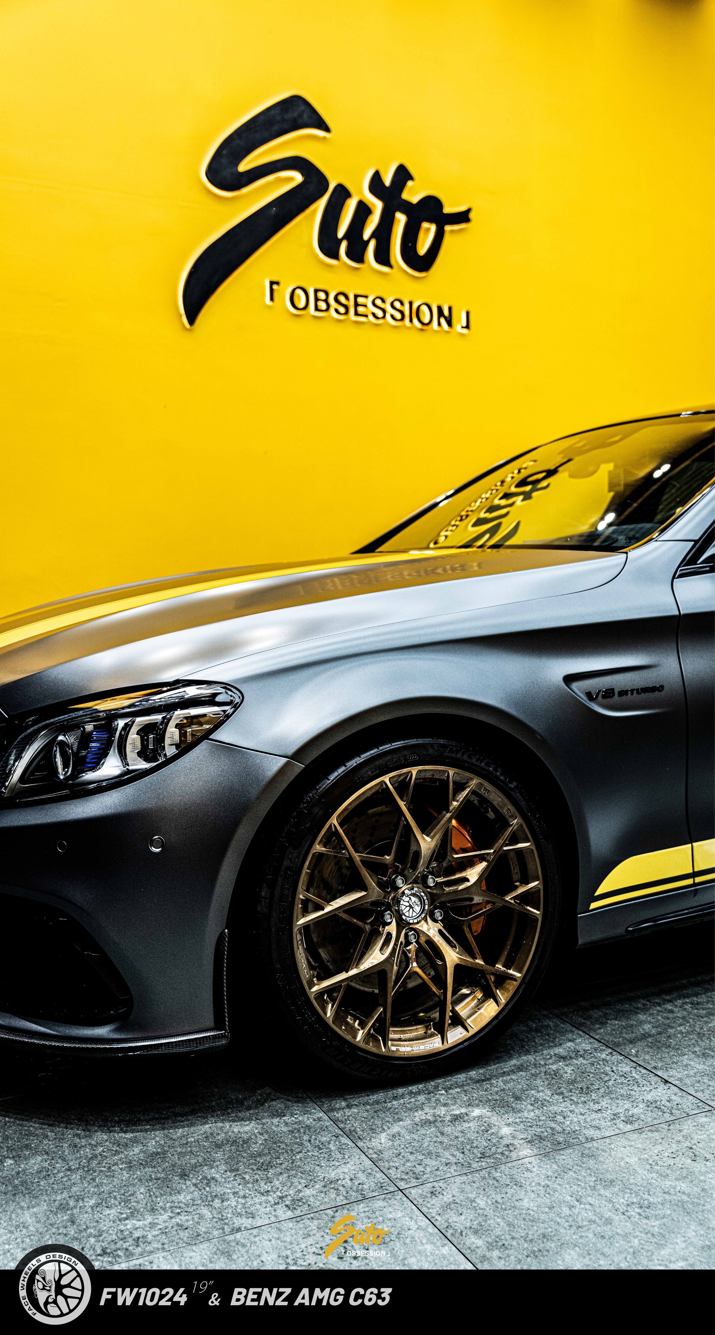 FACEWHEELS FW1024 × MERCEDES-AMG C63 (W205)